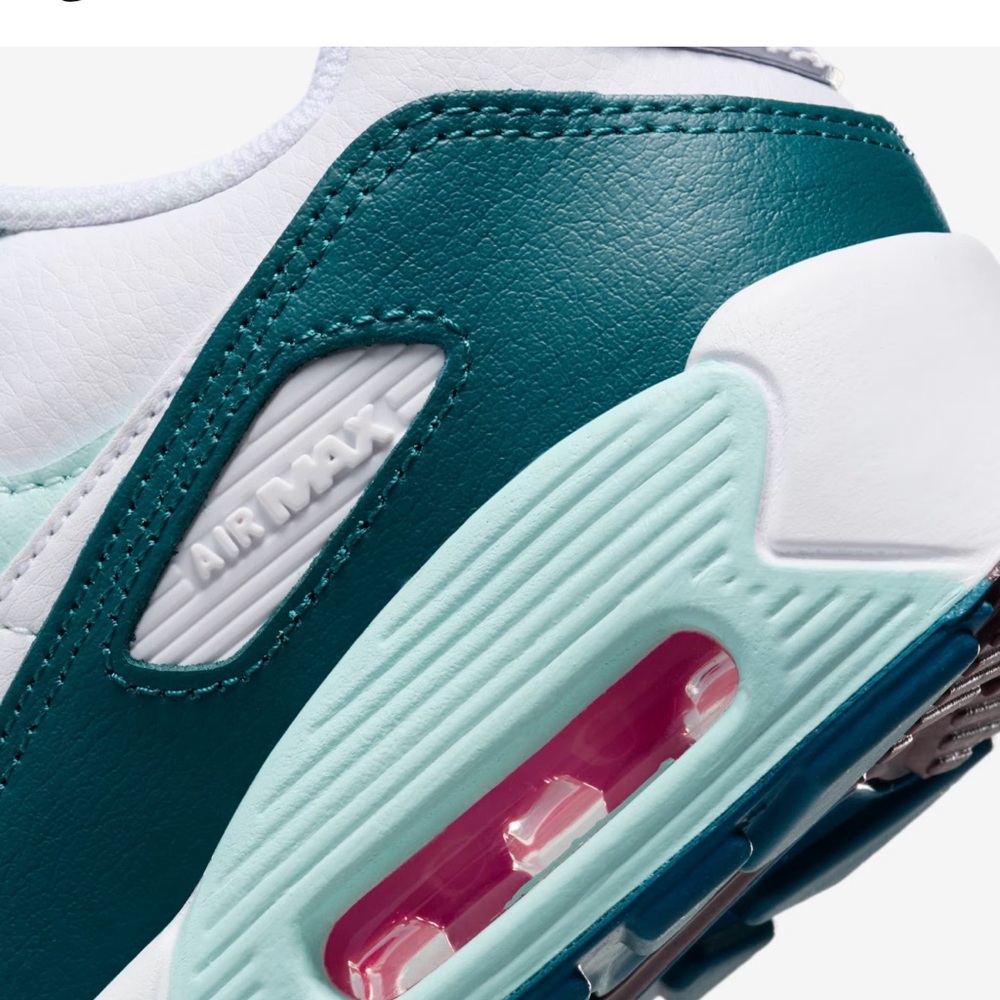 Youth Mint & Teal Athletic Sneakers - White Accent - Picture 4 of 7